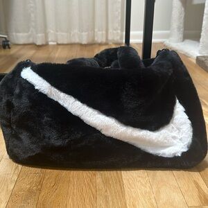 Nike Faux Fur Tote Bag